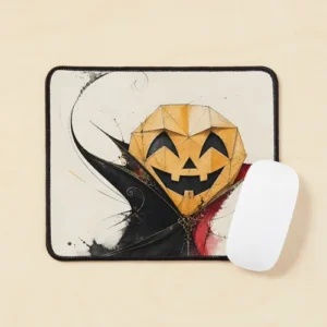 Dracula Halloween art, origami vampire