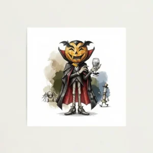 Origami Dracula Vampire Halloween