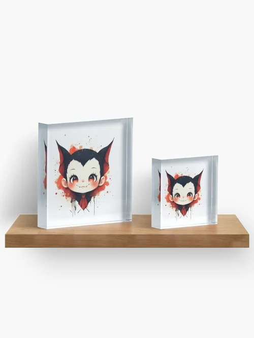 Cute Gothic Vampire Chibi Halloween Art