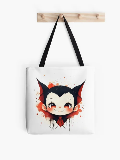 Cute Gothic Vampire Chibi Halloween Art
