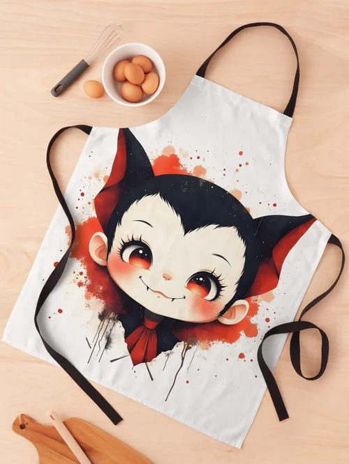 Cute Gothic Vampire Chibi Halloween Art