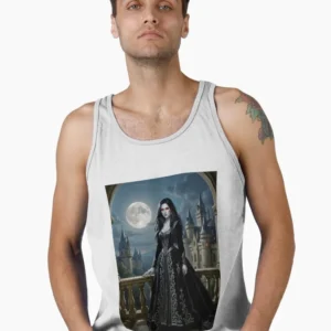 Moonlit Gothic Vampire Woman