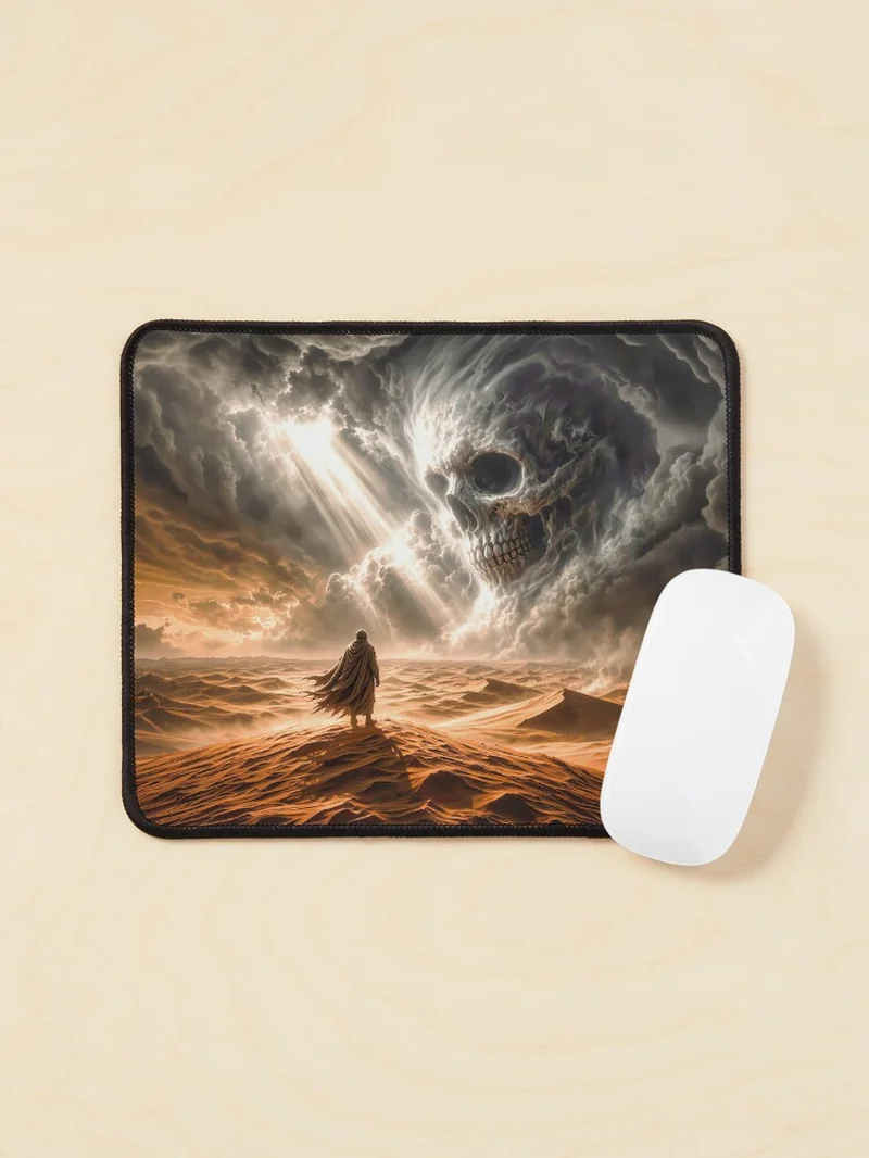 The Skull in the Clouds mousepad